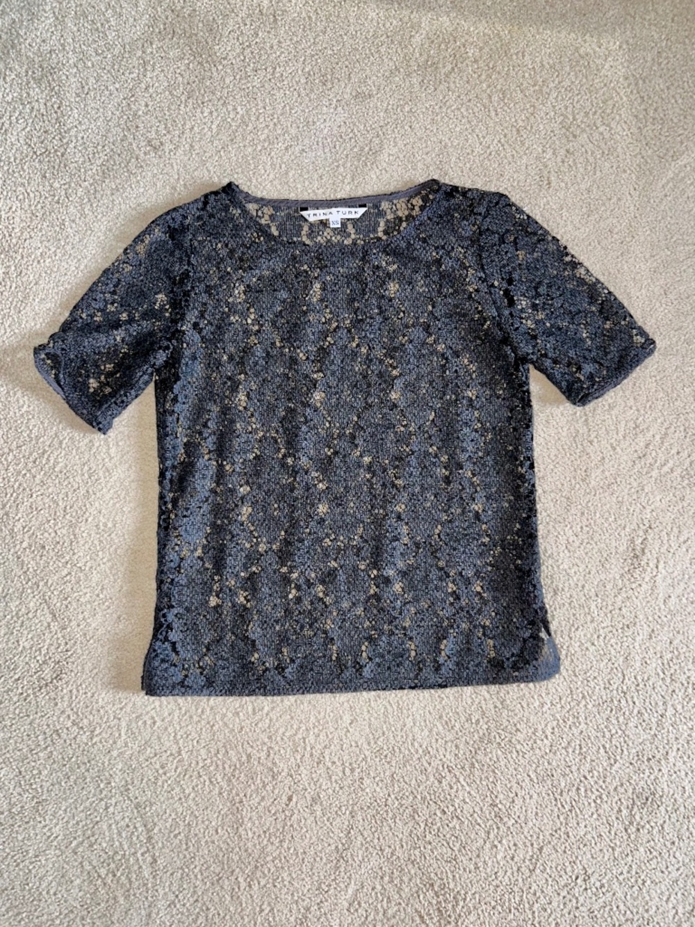 Trina Turk lace top XS